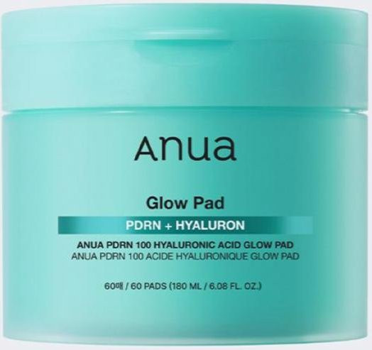 Anua PDRN 100 Hyaluronic Glow Pads, 60 Stück, Hyaluronsäure, PDRN - Bild 1