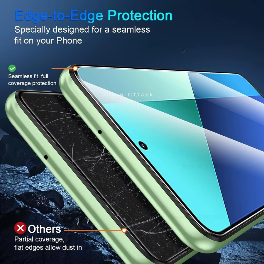 5 Stück DIXSG HD klare gehärtete Glasfolie als Displayschutzfolie für Redmi Note 14 5G 13 12 11 Pro 14S 12S 14C 14R 13C 12C 12 10A 9A in Transparent - Bild 4