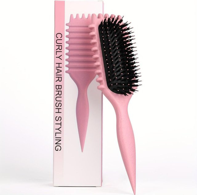 YC Direct Lockenbürste für Damen, Rosa - Bild 1