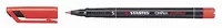STABILO OHPen universal Folienstift permanent mit 0,4 mm Spitze in Schwarz, Grau und Rot - Bild 1