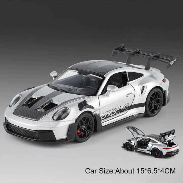 Linyi toy car 911 Gt3Rs Targa, Sportwagen, 1:32, mit Licht und Sound, ab 14 Jahren - Bild 1