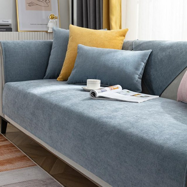 Wasserdichter und kratzfester Sofa Schonbezug von Your Warm Home in Blau, B/T: 180 x 110 cm - Bild 1