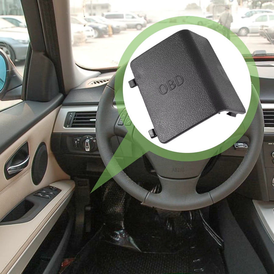 XUKEY OBD Diagnose Stecker Abdeckung Trim für BMW 3er E90 E91 E92 E93 in Schwarz - Bild 5