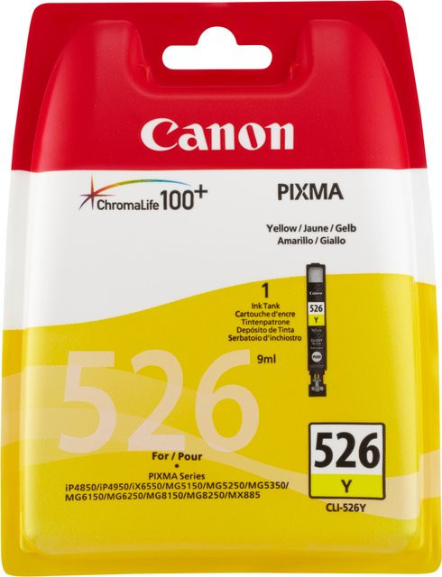 Original Canon Tintenpatrone CLI-526Y gelb - Bild 1