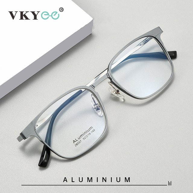 VICKY Lesebrille, Titan, Vollrand, grau, Herren - Bild 1