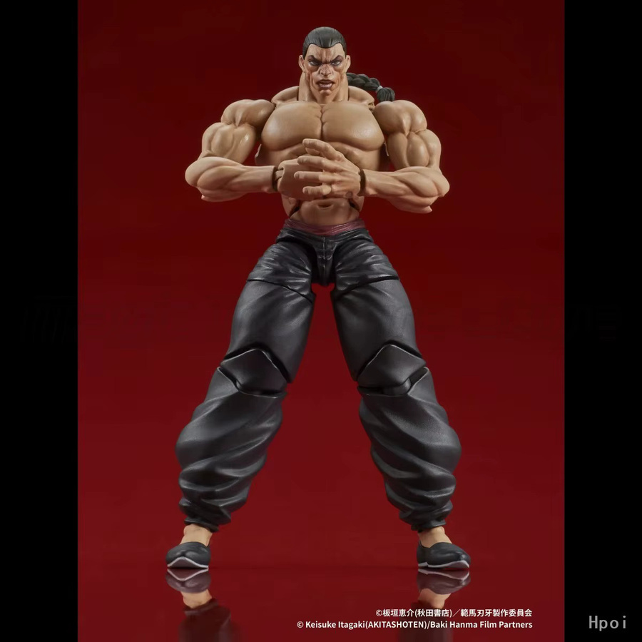DIGACTION Baki Hanma, Animationsfiguren-Set, 4-teiliges Set, 1/24 - Bild 2
