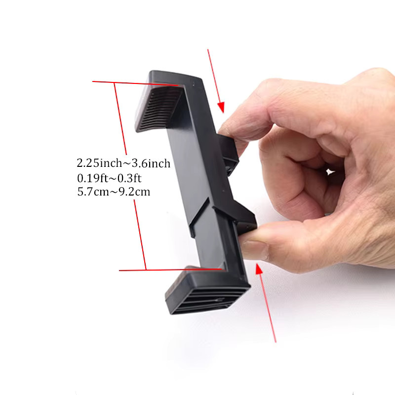 BFOLLOW 1/4 Zoll Damen Handyhalterung Smartphone Klemmhalterung für Samsung Huawei Xiaomi iPhone in Schwarz - Bild 3