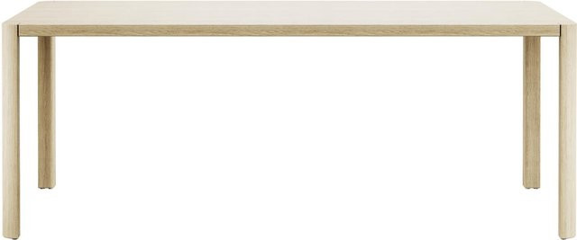 Thonet 1140 Esstisch aus Eichenholz in Braun und Beige, rechteckig - Bild 1
