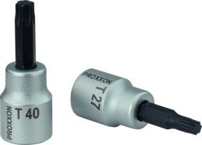 Proxxon TX-Einsatz T 40 Schraubendreher-Bit aus Edelstahl, Farbe: Silber, Länge: 50 mm - Bild 1