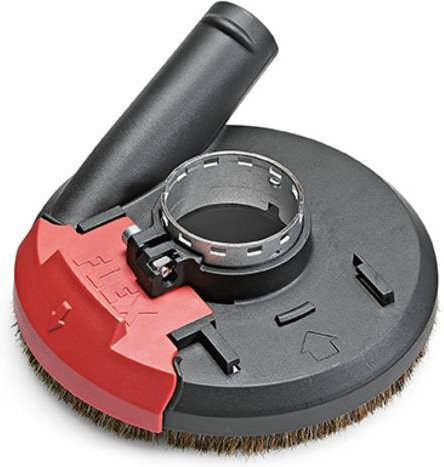 Flex Schutzhaube 452572 mit abnehmbarem Randsegment in Rot, Durchmesser: 125 mm - Bild 1