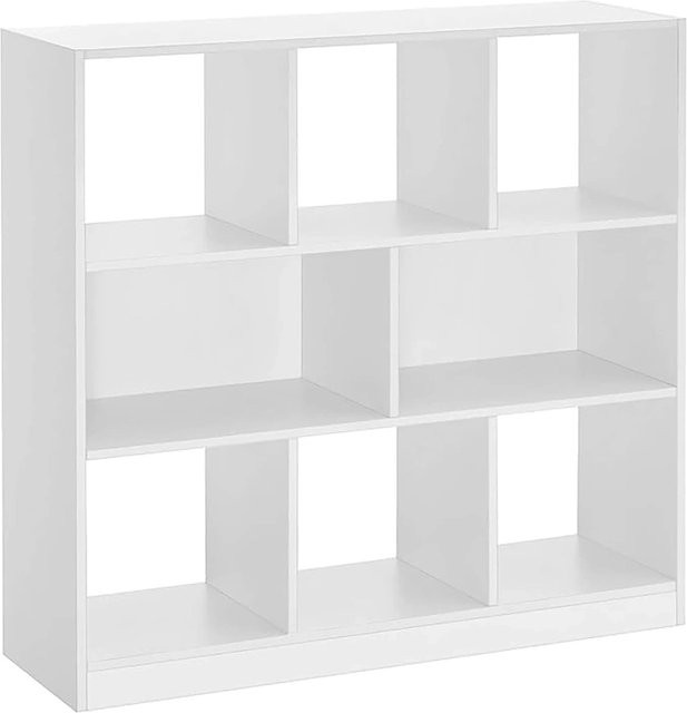 Songmics Bücherregal Custos mit 8 Fächern in Weiß - Bild 1