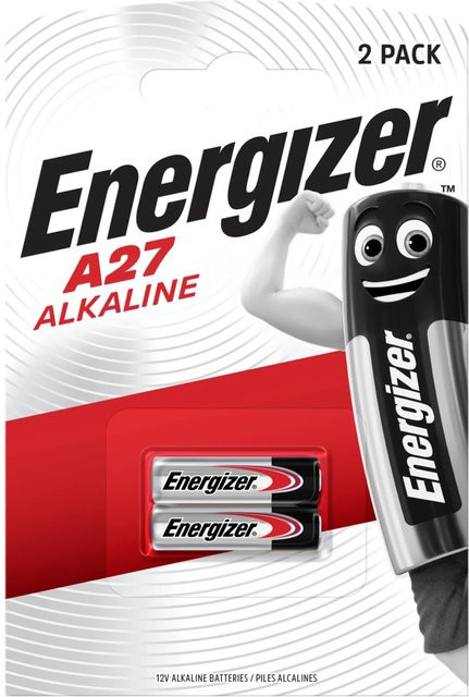 Energizer Alkaline A27 12V Spezialzelle Button Cell, 2 Stück - Bild 1