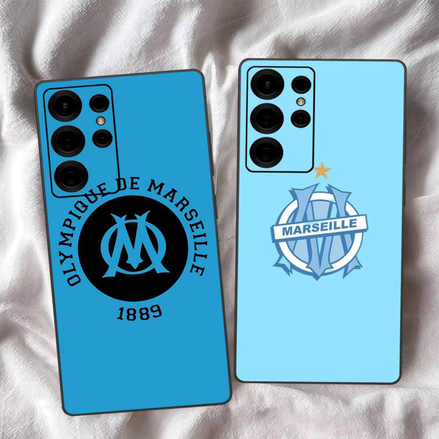 Handyhülle Olympique de Marseille für Samsung Galaxy S24 FE, S25 Ultra, S20 Lite, S21, S22, S23, S24 und S22 Ultra 5G in Blau - Bild 4