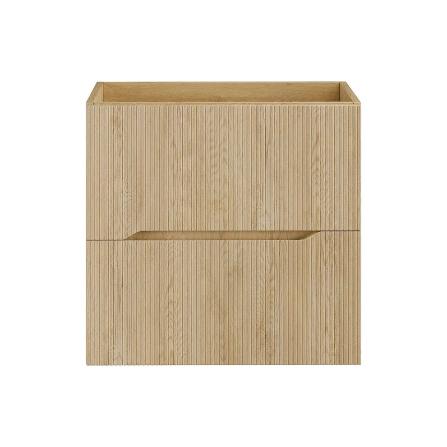 Waschbeckenunterschrank ORISO in Beige mit gerillter Oberfläche, Breite: 60 cm - Bild 2