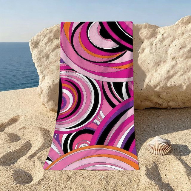 E-Emilio P-Pucci Logo Strandtuch Multicolour B/H: 150 x 180 cm - Bild 1