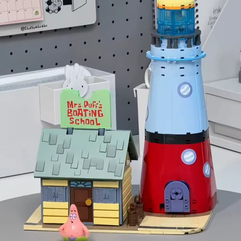 AREAX SpongeBob Schwammkopf Patrick Star's Stone House, Montagemodell - Bild 2