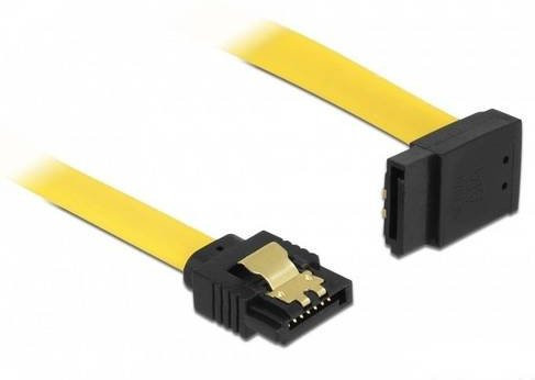 Delock SATA Festplatten Anschlusskabel in Gelb, Länge: 50 cm - Bild 1