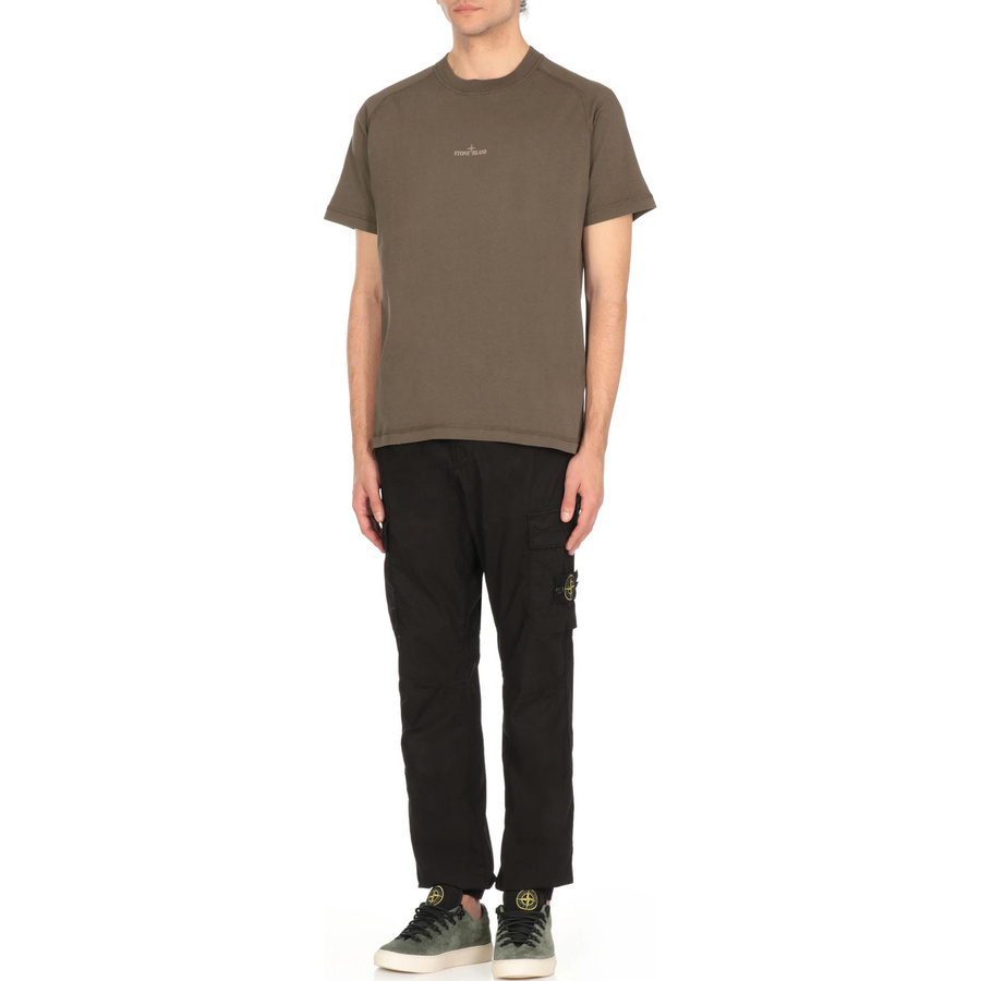 Stone Island T-Shirt Kurzarm, Herren, Oliv - Bild 2