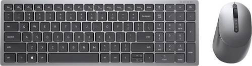 Dell KM7120W Tastatur und Maus-Set mit Bluetooth und WLAN, QWERTZ Deutsch, Grau und Schwarz - Bild 1