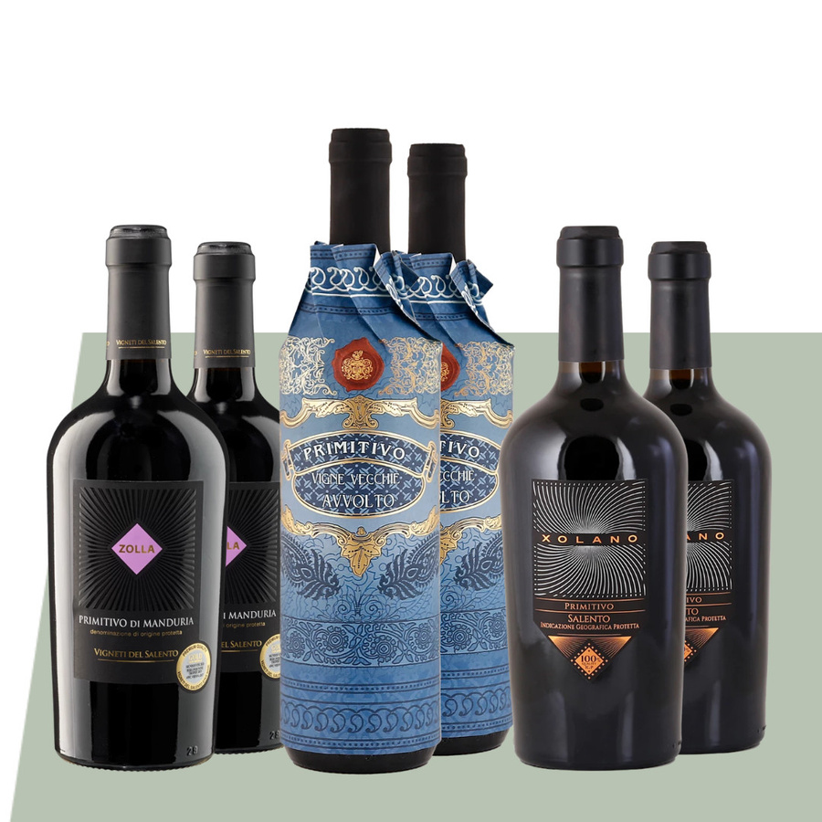 Xolano, Primitivo, Rotwein, 2023, 6 x 0,75 l - Bild 2