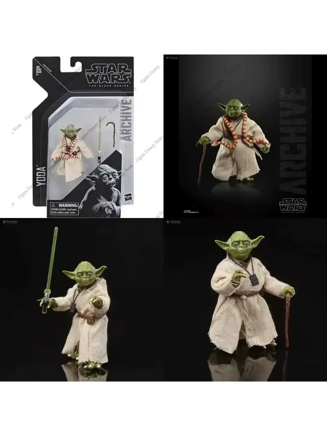 Hasbro Star Wars The Black Series Archive Master Yoda Actionfigur, 15,24 cm - Bild 5