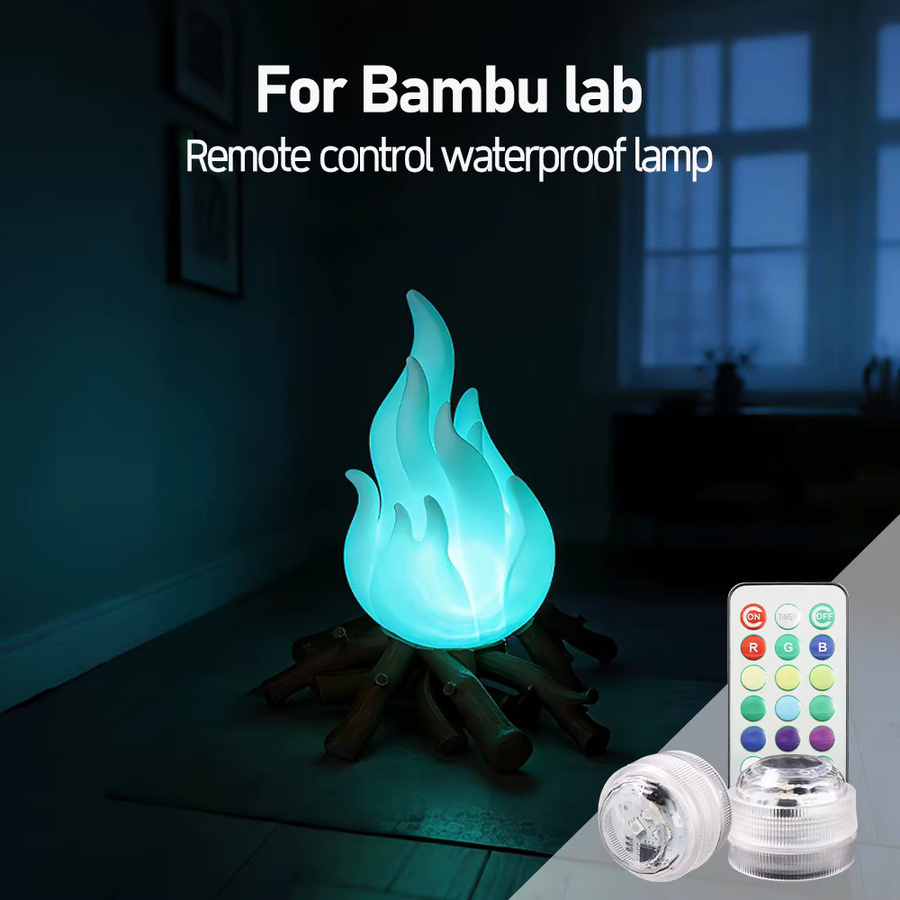 NENYALV RGB LED Licht-Kit KC020 für Bambu Lab, 6 Stück, wasserdicht, mehrfarbig - Bild 4