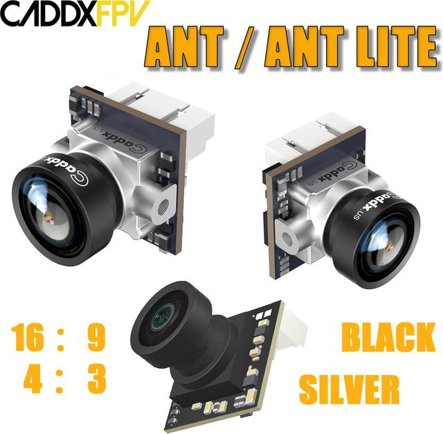 Caddx ANT FPV Nano-Kamera mit 1200TVL, Global WDR und OSD, 1,8mm Linse, 16:9 & 4:3, NTSC/PAL - Bild 1
