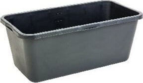 Mörtelkasten GRIPLINE-D von Industrial Quality Supplies, schwarz, 65 l - Bild 1
