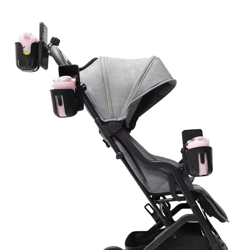 Universal Getränkehalter für Baby-Kinderwagen und Kinder-Fahrräder in Schwarz - Bild 3