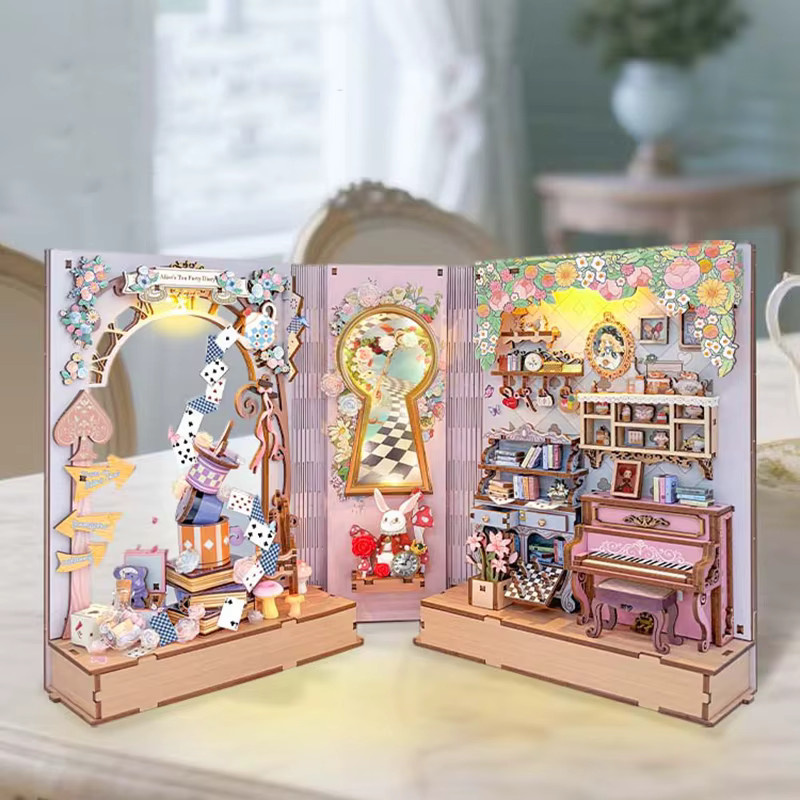 ELEVEN-CUTE Prinzessin Tea Party Tagebuch Buch Nook, Modell Kit, Holz, ab 14 Jahren - Bild 2