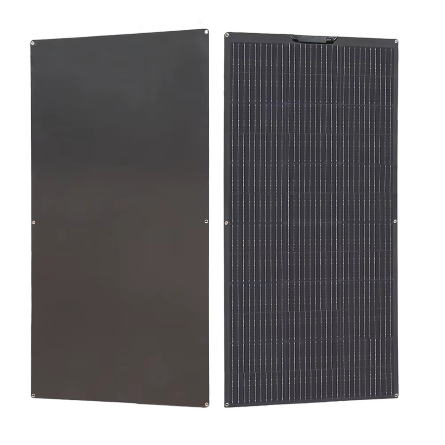 xinpuguang Flexibles Solarpanel Photovoltaik-Panel für 12V und 24V Batterieladegerät-Systeme in Schwarz - Bild 4
