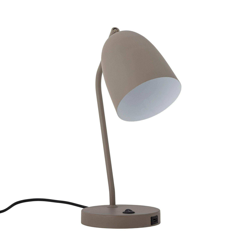 Bloomingville Lemar Tischlampe aus Metall in Grau, Höhe: 37 cm - Bild 1