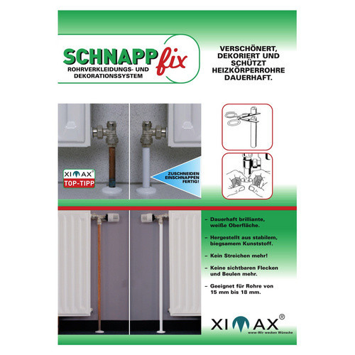 XIMAX Rohrverkleidung aus Kunststoff in Weiß, B/T/H: 21 x 36 x 12 cm - Bild 2