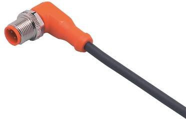 ifm electronic EVC514 Verbindungsleitung mit gewinkeltem Stecker, 5-polig, orange, 10 m - Bild 1