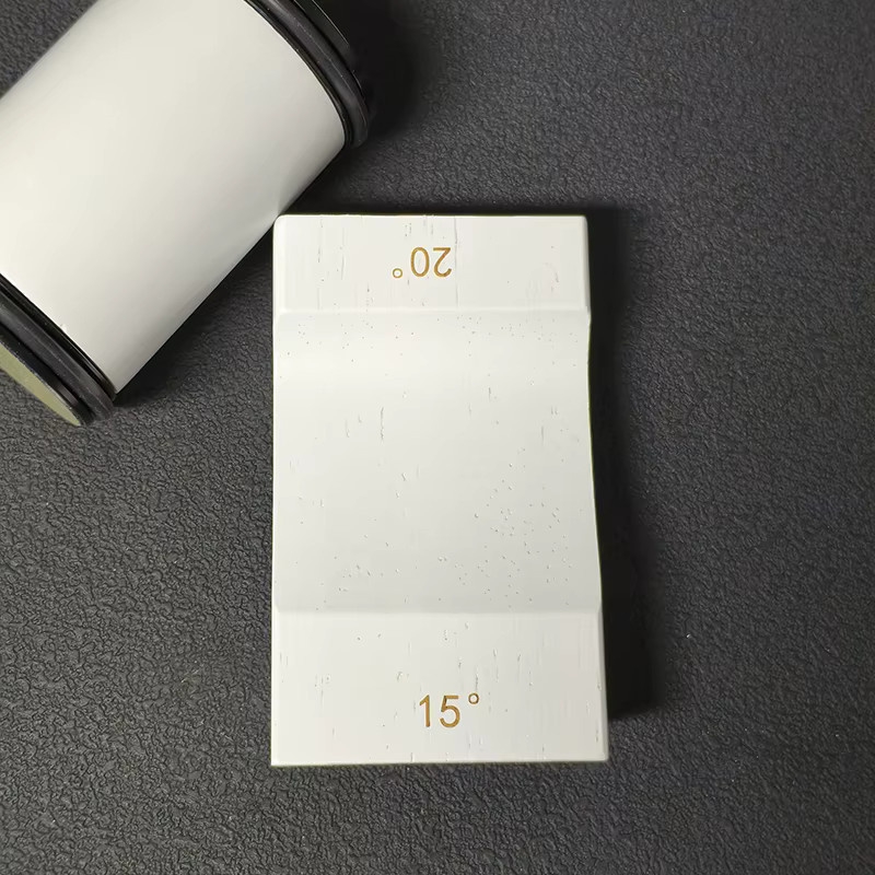 RSCHEF Rollmesserschärfer mit Diamantschleifer und Magnet sowie Holzsockel in Braun und Weiß für 15/20 Grad Winkel - Bild 3