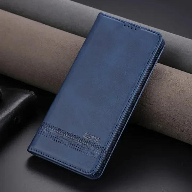 Magnetische Lederhülle für OPPO Find X9 Ultra 5G, Find X9s Pro, Find X9 und Find X 9 Pro in Dunkelblau - Bild 1