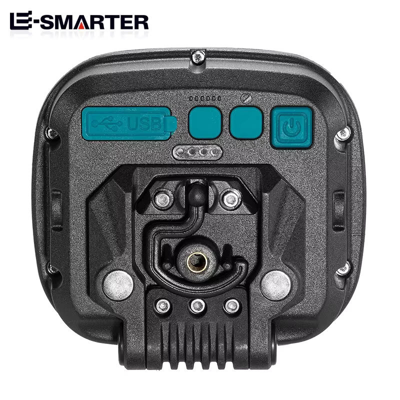 ESMARTER LED Taschenlampe mit Haken und Magnet, wiederaufladbar, Schwarz, ideal für Camping, Wandern und Angeln mit Powerbank-Funktion - Bild 4
