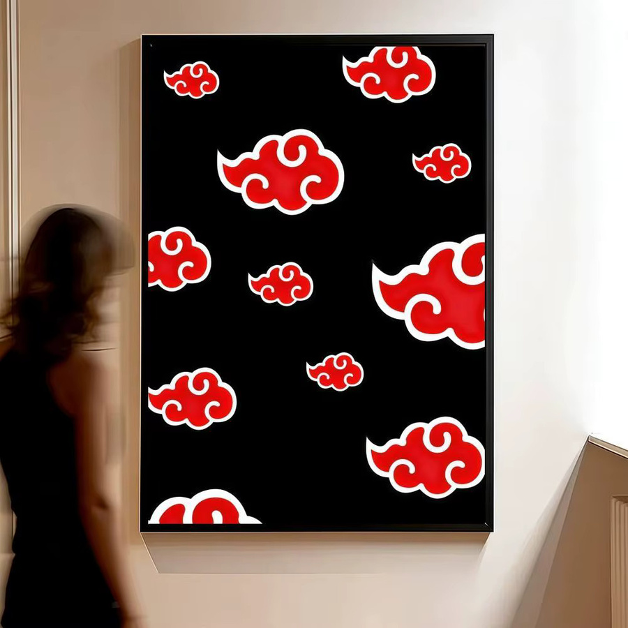Naruto Akatsuki Poster Aufkleber Vintage Wanddekoration Kunstdruck in Mehrfarbig, B/H: 21,0 x 30,0 cm - Bild 5