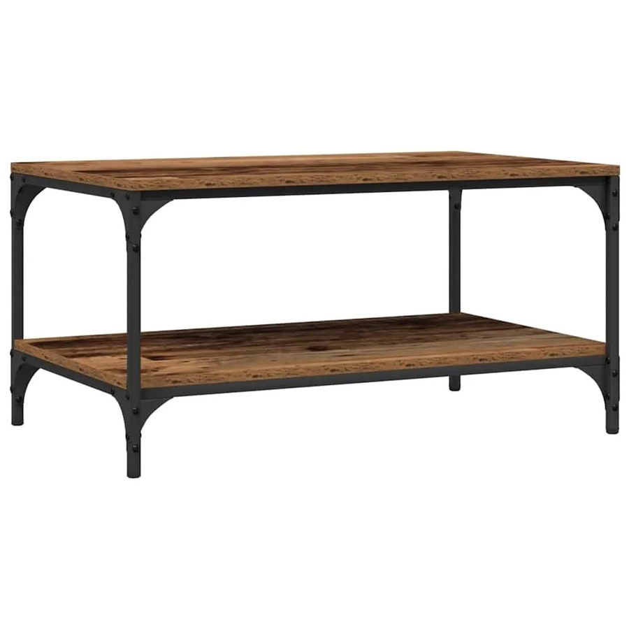 vidaXL Couchtisch aus Holzwerkstoff in Braun, modern und rechteckig, B/T/H: 80 x 50 x 40 cm - Bild 2