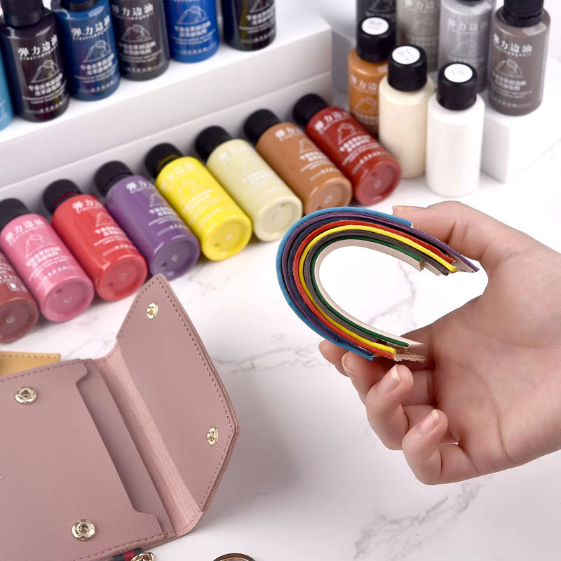 Mattierte elastische Kantenversiegelung für Leder zur Renovierung von Lederwaren und Randversiegelung, 30 ml, in Grün oder Mehrfarbig - Bild 5