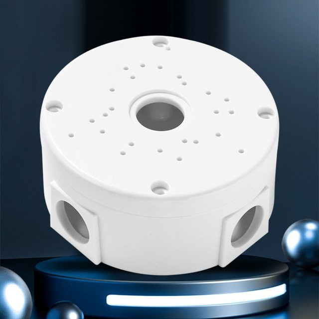 MDUG Wasserdichte Anschlussdose in Weiß für G50 G80 Z50 IP-Kamerahalterung und CCTV-Überwachungskuppel B/T/H: 12,0 x 5,3 x 5,3 cm - Bild 1