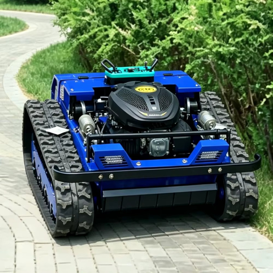 ENSENK Elektrischer Roboter-Rasenmäher mit Fernsteuerung in Blau mit wiederaufladbarem Akku - Bild 2