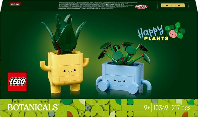 LEGO Botanicals 10349 Fröhliche Pflanzen Dekoration in Mehrfarbig, Gelb und Blau - Bild 1