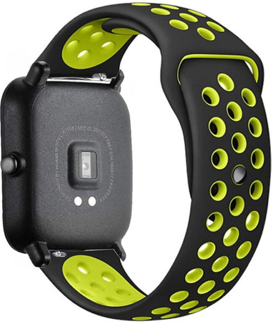 Amazfit Uhrenarmband, Silikon, Schwarz, Unisex - Bild 1