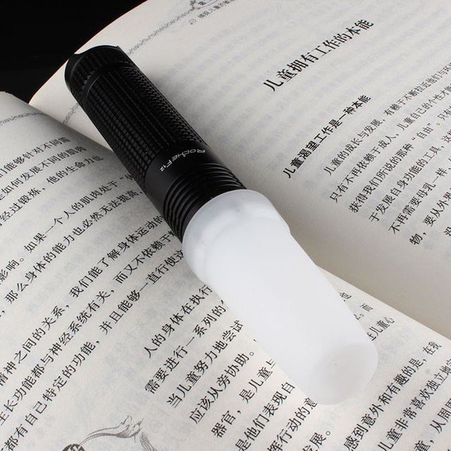 Convoy LED Taschenlampen Diffusor für Camping und Zelt, Transparent, Innendurchmesser: 2,45 cm - Bild 1