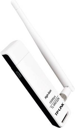 TP-Link TL-WN722N WLAN-Stick USB 2.0 Single Band 150MBit/s WiFi 4 Adapter in Weiß - Bild 1