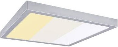 Paulmann Abia 71309 LED-Panel mit Bewegungssensor, 16W, Warmweiß, Chrom/Silber, Wandmontage, B/H: 40 x 40 cm - Bild 1