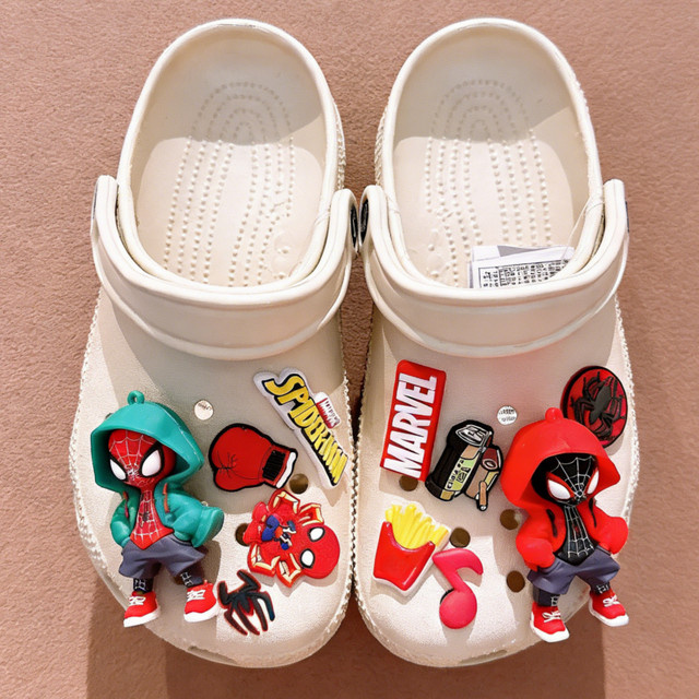 Mesuca Marvel Spiderman Schuh-Charms, 3D Superhelden, PVC - Bild 1