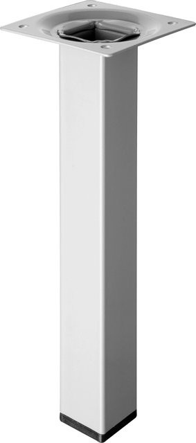 Hettich Tischbein in Aluminium-Optik, Silber, B/T/H: 25 x 25 x 200 mm - Bild 1