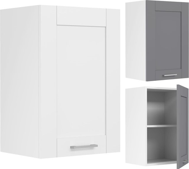 VCM Küchenschrank hängend Colura im Landhaus Stil mit zwei Fächern, H x B x T: 60 x 40 x 31 cm - Bild 1